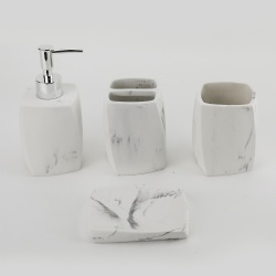 bathroom 6 pcs accessory set