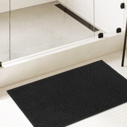 Chenille short fur bath mat door mat for home